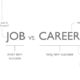 Job vs. Career Diagram